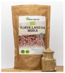 Bio rjava lanena moka