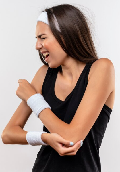 bolečine v roki med ramo in komolcem